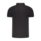Black Cotton Men's Polo Shirt