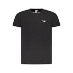 Herren-T-Shirt aus schwarzer Baumwolle