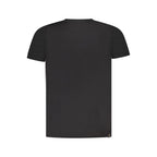 Herren-T-Shirt aus schwarzer Baumwolle