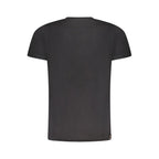 Schwarzes Herren T-Shirt aus Baumwolle