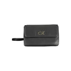 Schwarze Polyester-Damenhandtasche