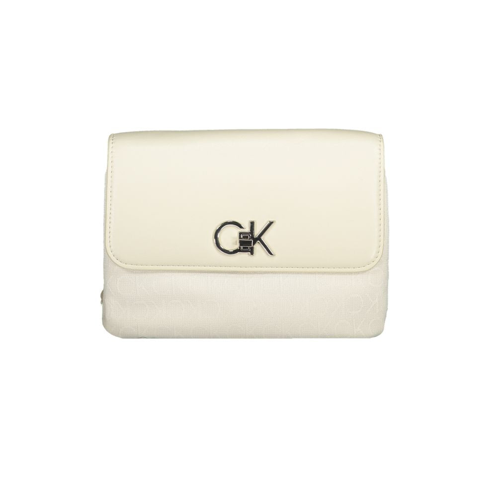 Beige Polyester Damenhandtasche