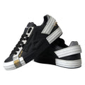 Sneaker Portofino aus schwarzem Leder