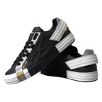 Sneaker Portofino aus schwarzem Leder