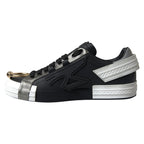Sneaker Portofino aus schwarzem Leder