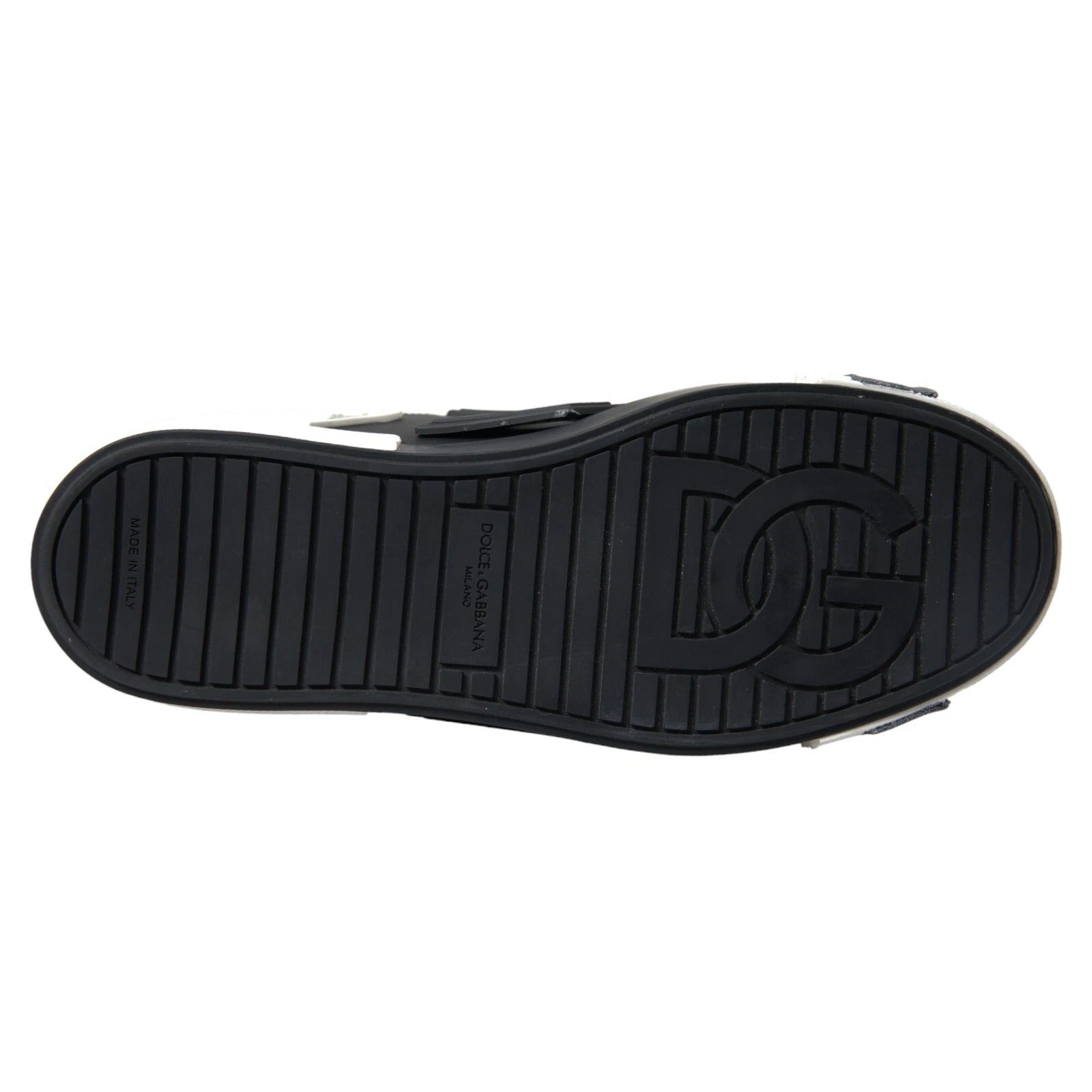 Sneaker Portofino aus schwarzem Leder
