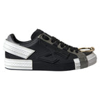 Sneaker Portofino aus schwarzem Leder