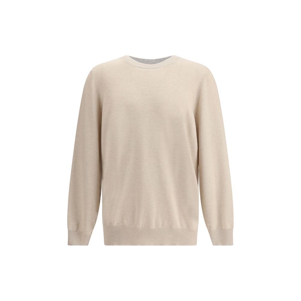 Beige Kaschmirpullover
