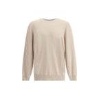 Beige Kaschmirpullover
