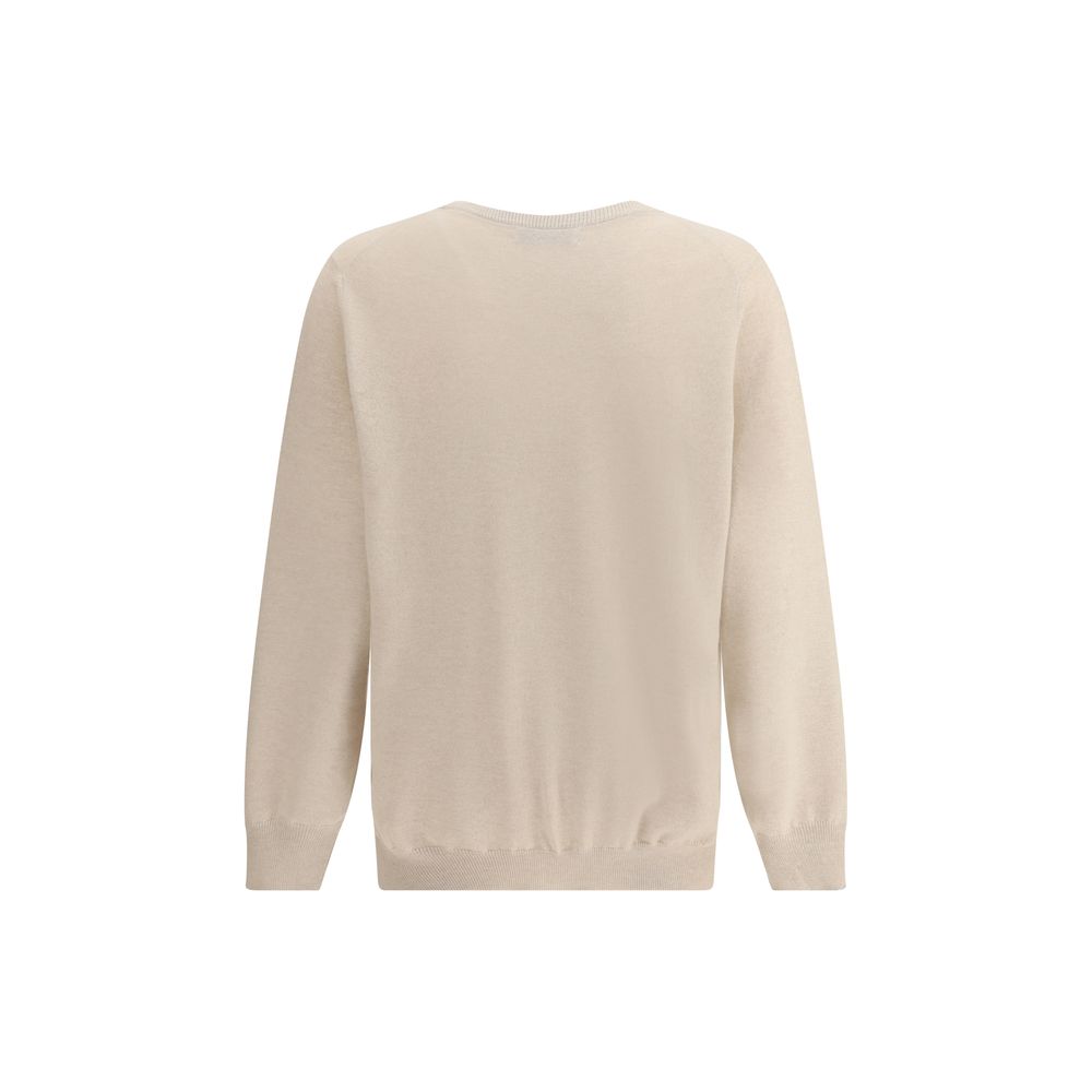 Beige Kaschmirpullover