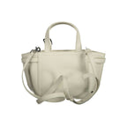 Bianco Polyester Women Handbag