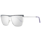 Sonnenbrille aus silbernem Metall