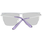 Sonnenbrille aus silbernem Metall