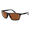 Schwarze Aluminium-Sonnenbrille