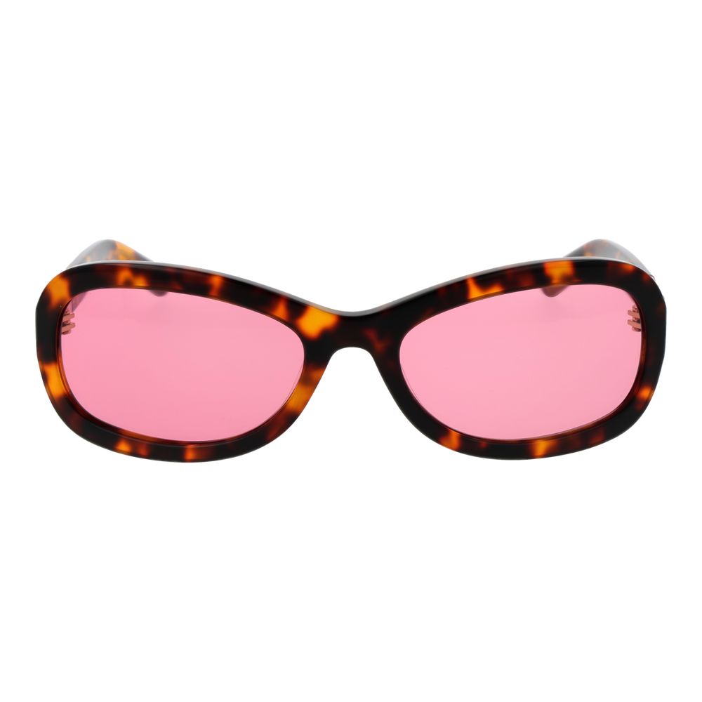 Sonnenbrille aus braunem Azetat