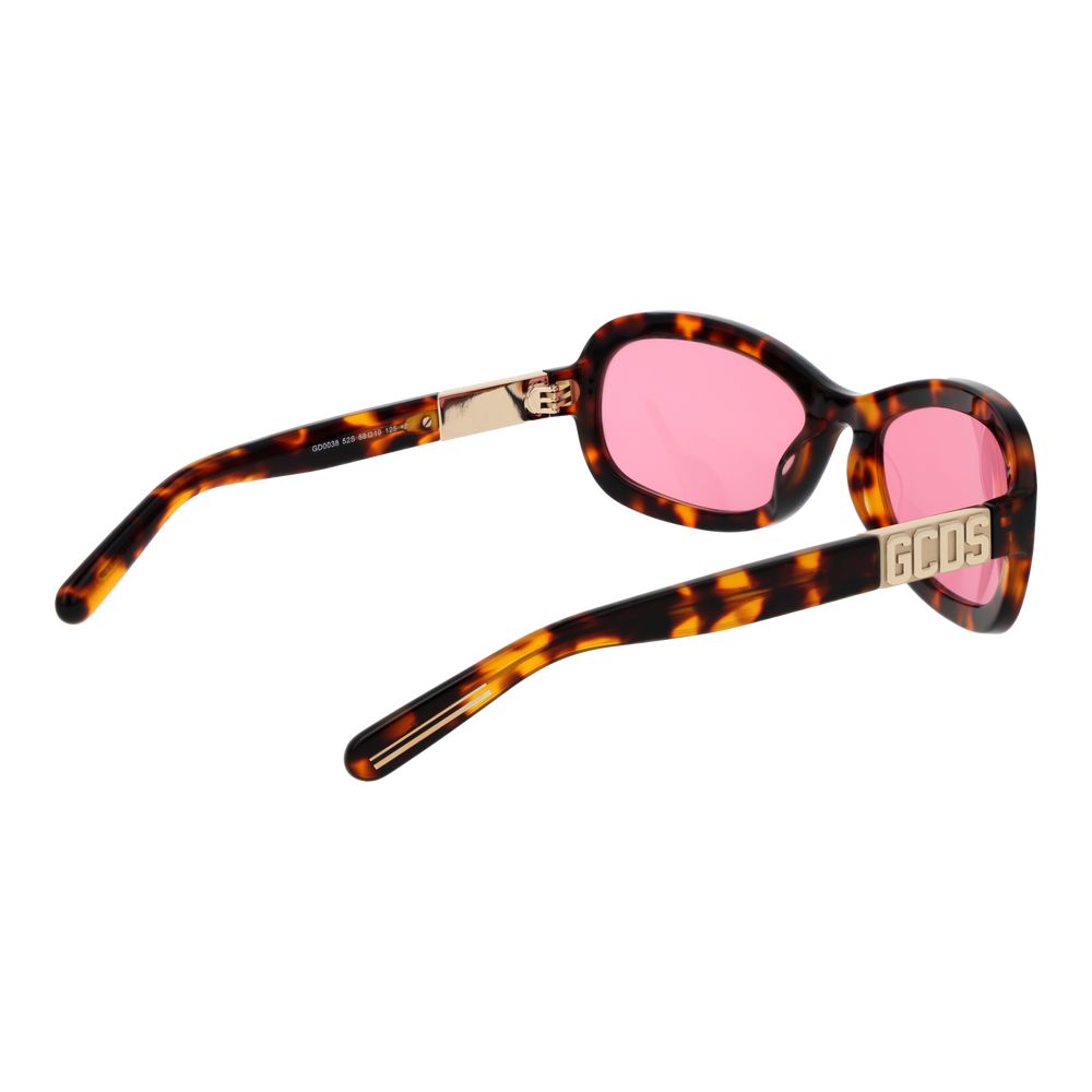 Sonnenbrille aus braunem Azetat
