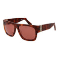 Occhiali da sole in acetato marrone