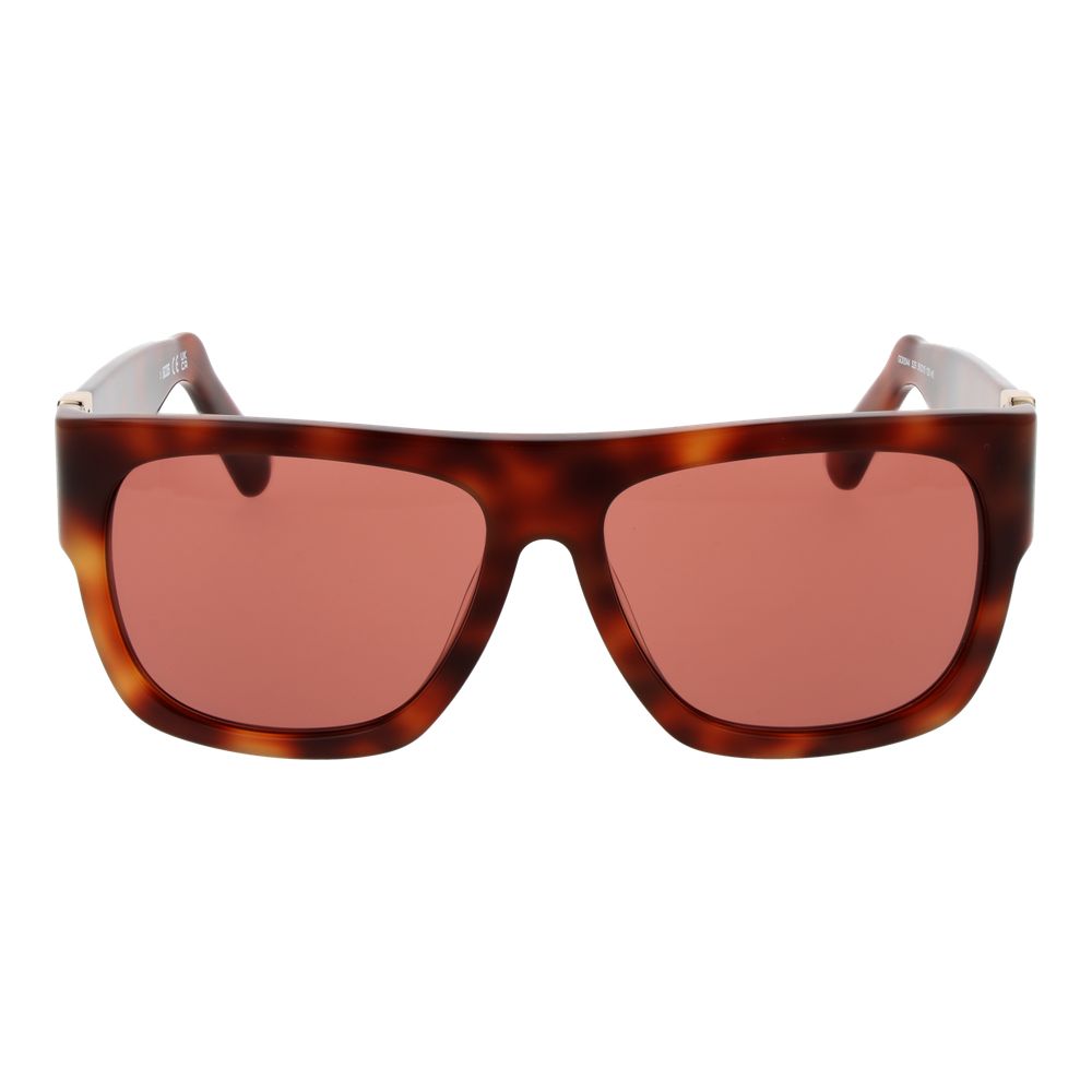 Occhiali da sole in acetato marrone
