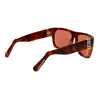 Occhiali da sole in acetato marrone