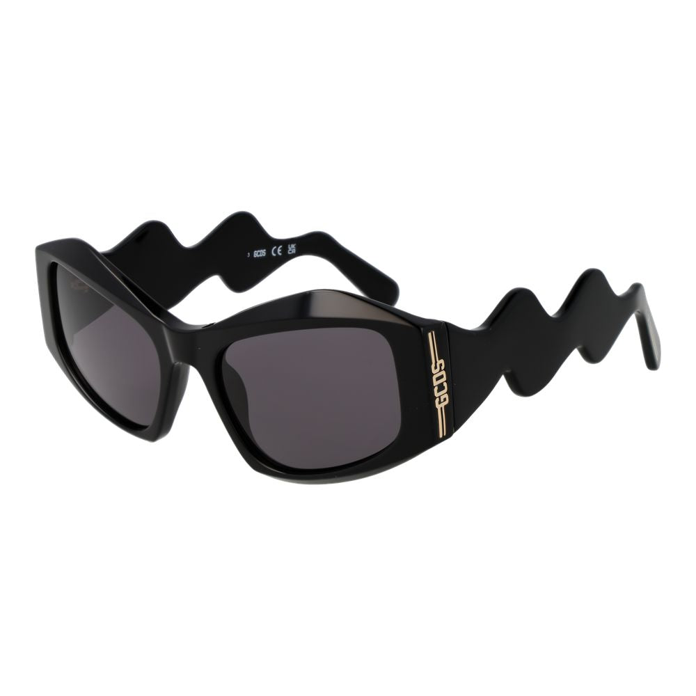 Sonnenbrille aus schwarzem Azetat
