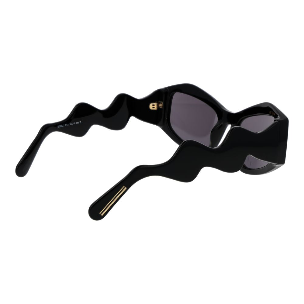 Sonnenbrille aus schwarzem Azetat
