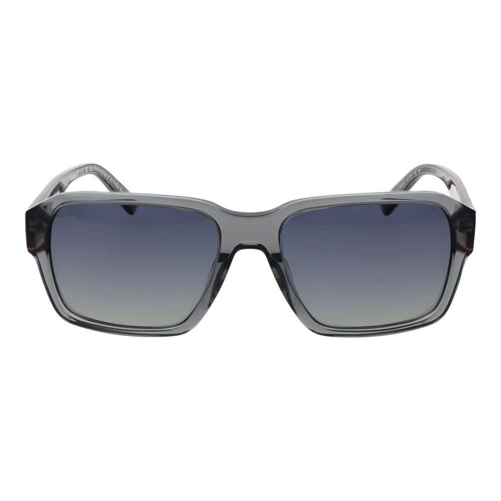 Sonnenbrille aus grauem Azetat