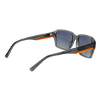 Sonnenbrille aus grauem Azetat