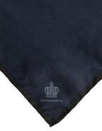 Blauer DG Crown Herren Foulard Schal aus Seide