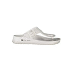 Women's White Plastic Slippers