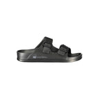 Black Plastic Mens Slipper
