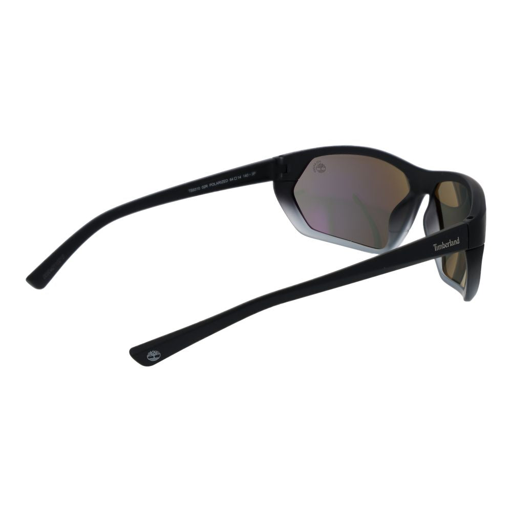 Sonnenbrille aus schwarzem Kunststoff