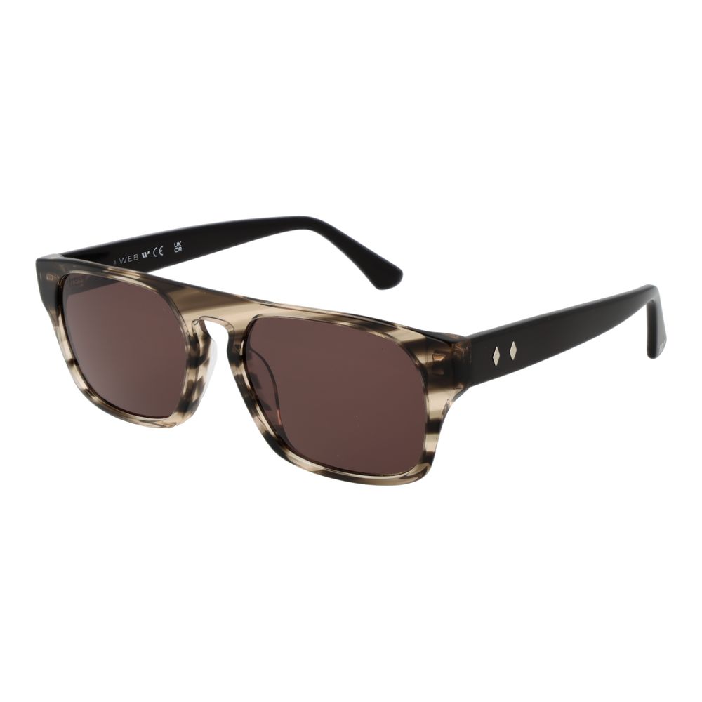 Graue Sonnenbrille aus Acetat