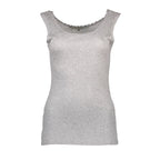 Grey Viscose Women's T-Shirt
