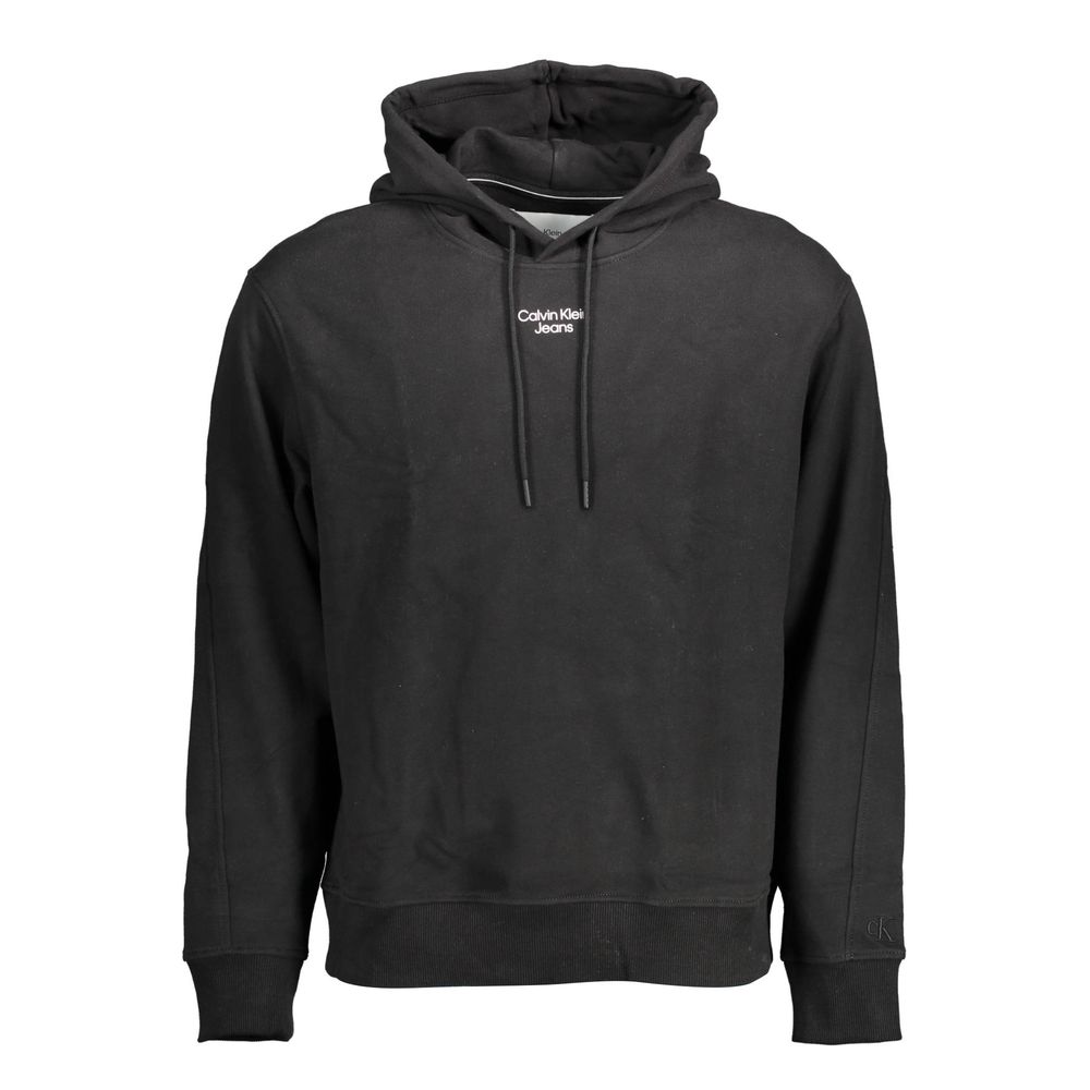 Schwarzes Baumwoll-Sweatshirt für Herren