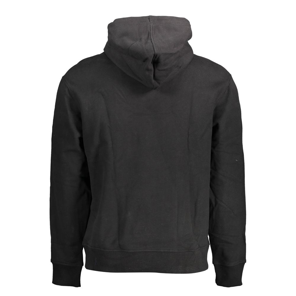 Schwarzes Baumwoll-Sweatshirt für Herren