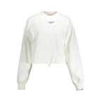 Weißes Baumwoll-Sweatshirt für Damen