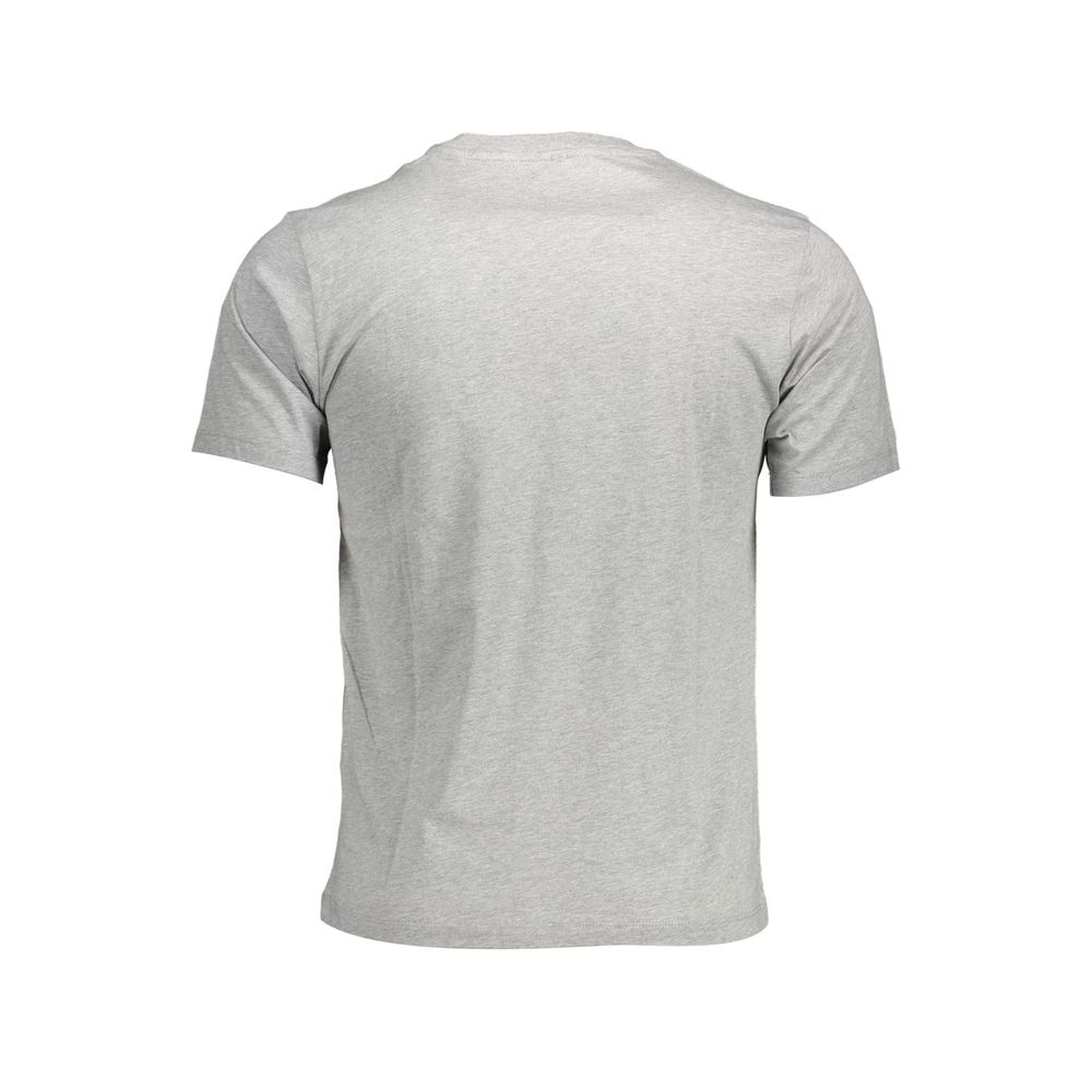 Graues Baumwoll-Herren-T-Shirt