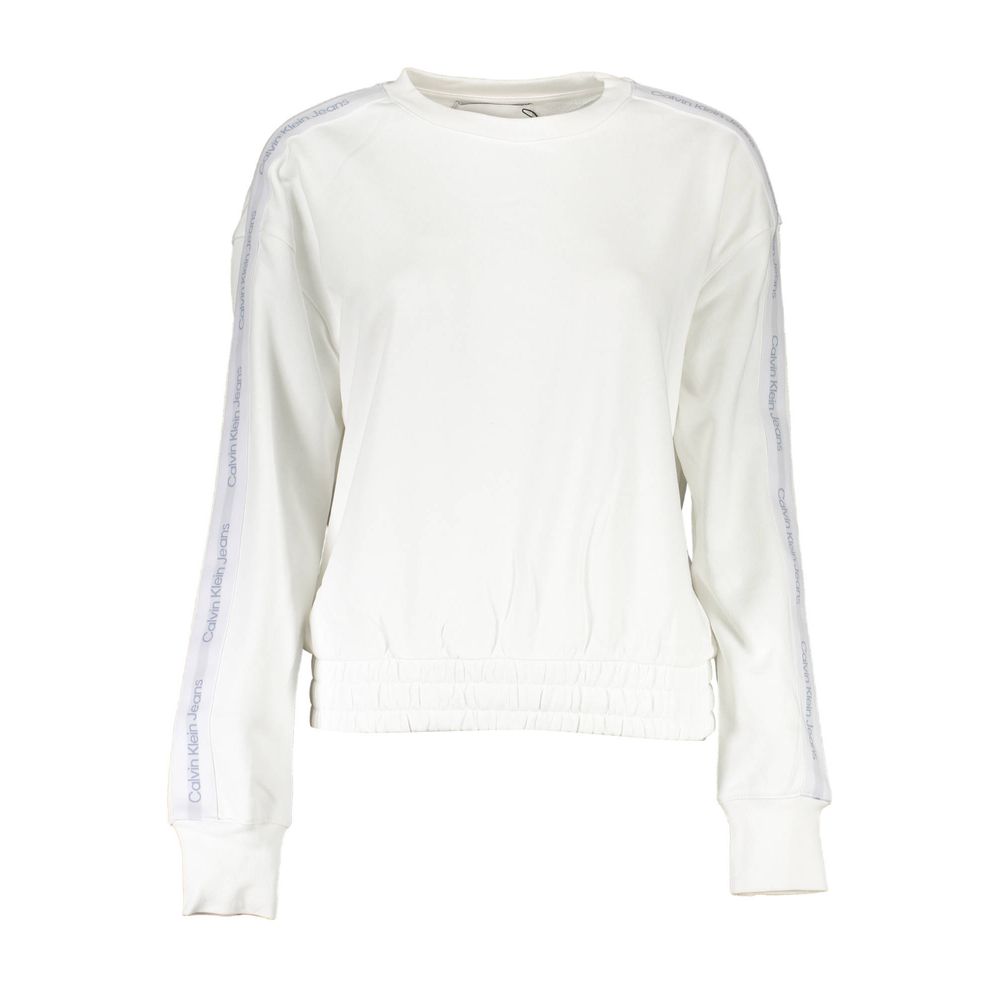 Damen-Sweatshirt aus weißer Baumwolle