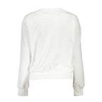 Damen-Sweatshirt aus weißer Baumwolle