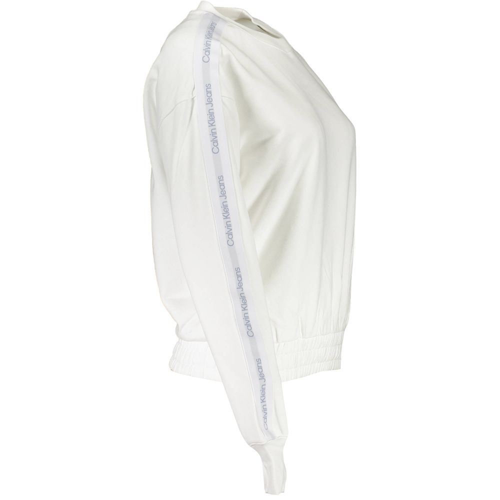 Damen-Sweatshirt aus weißer Baumwolle