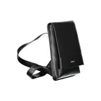 Nero Polyurethane Men Shoulder Bag