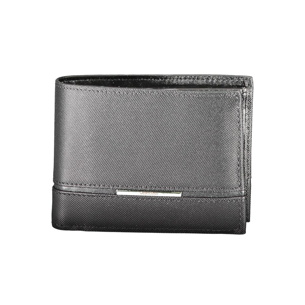 Herren Brieftasche aus schwarzem Leder