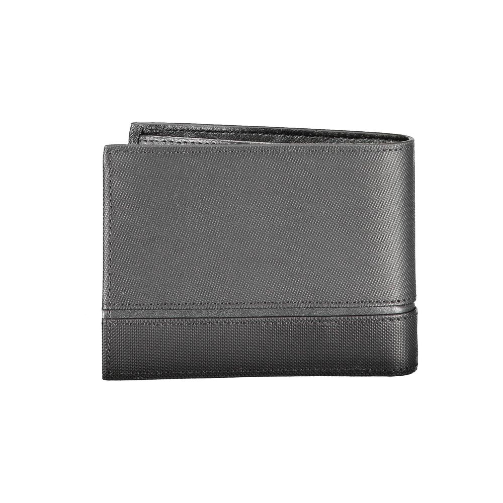 Herren Brieftasche aus schwarzem Leder