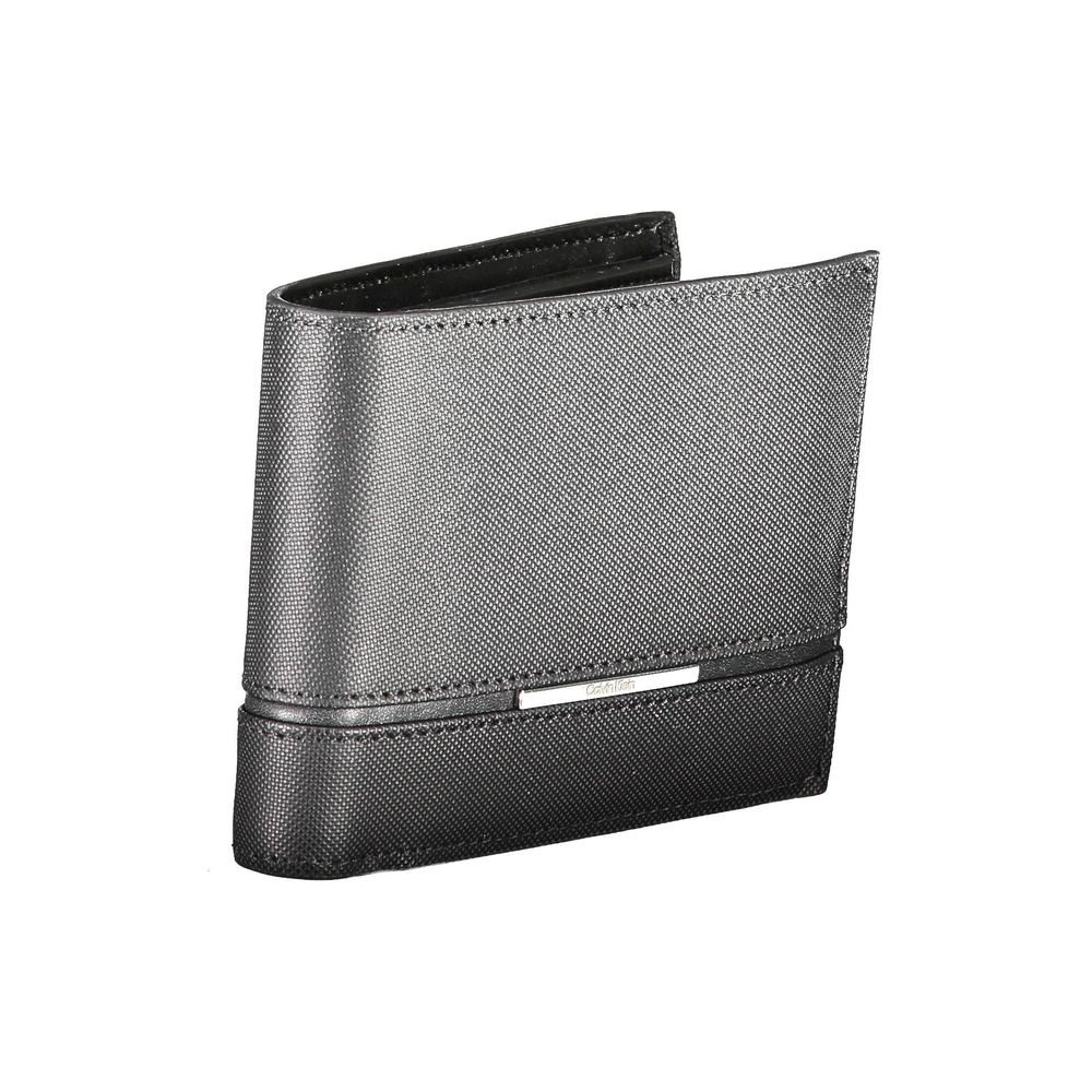 Herren Brieftasche aus schwarzem Leder