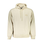 Beige Cotton Mens Sweatshirt