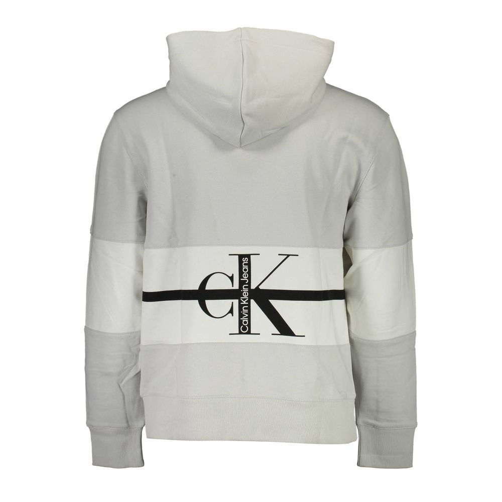 Herren-Sweatshirt aus grauer Baumwolle