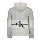 Herren-Sweatshirt aus grauer Baumwolle