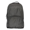 Schwarzer Herrenrucksack aus recyceltem Polyester