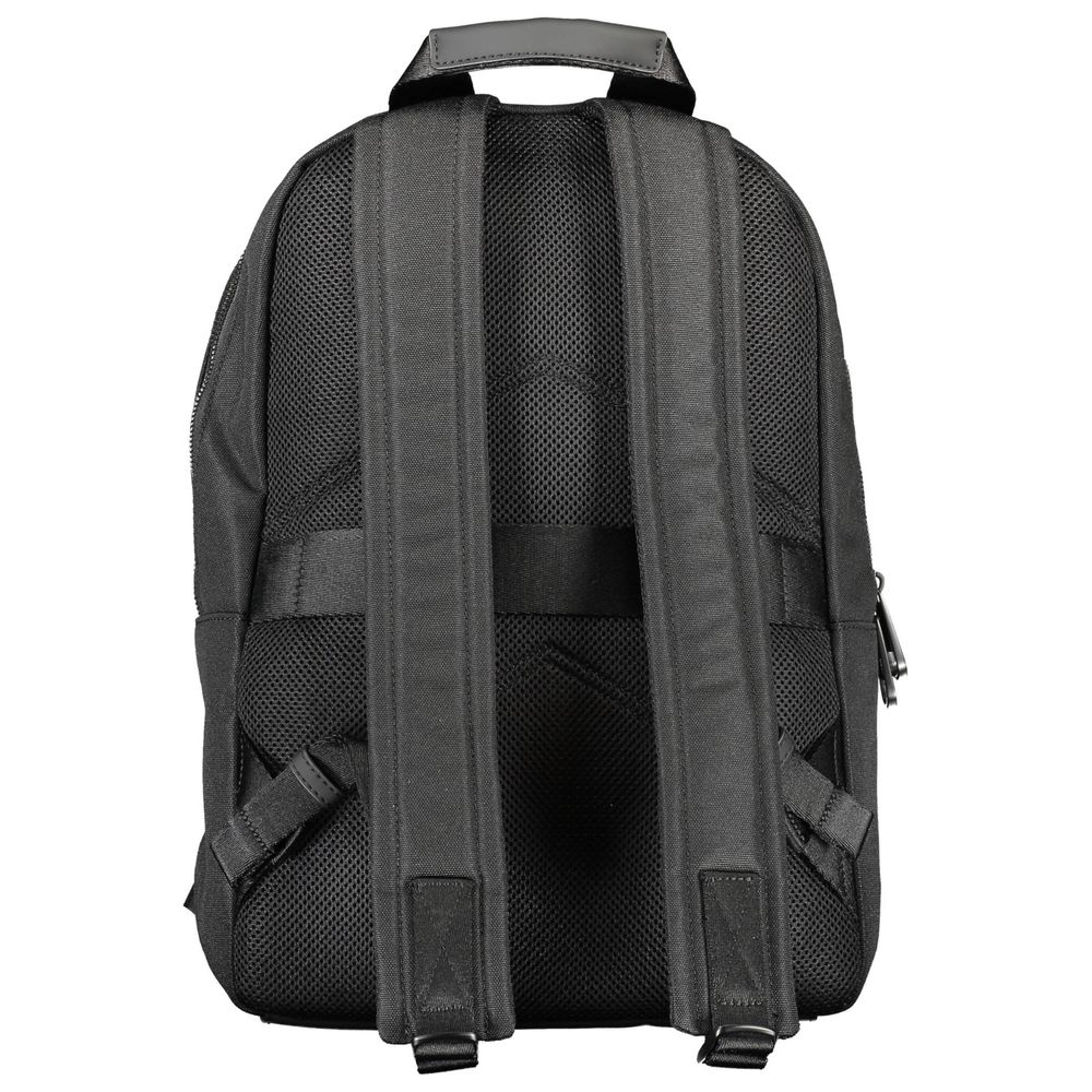 Rucksack für Herren aus schwarzem Polyester