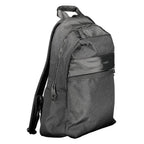Rucksack für Herren aus schwarzem Polyester